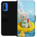Pikkukuva 1 / 3: Xiaomi Redmi Note 9 4G Lompakkokotelo Labubu Stripe Attack - Raidat kohtaavat hirviöt