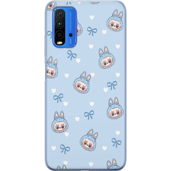 Xiaomi Redmi Note 9 4G Läpinäkyvä kuori Labubu Tuli Henki