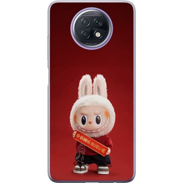 Xiaomi Redmi Note 9T Gjennomsiktig deksel Pop Mart The Monsters Labubu Lykke til Vinyl Plysj Dukke