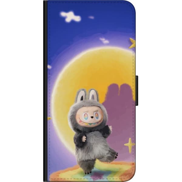 Xiaomi Redmi Note 9S Tegnebogsetui Labubu Neon Pop - Neonfarvet pop art monster