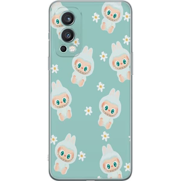 OnePlus Nord 2 5G Läpinäkyvä kuori Labubu Candy Vibes