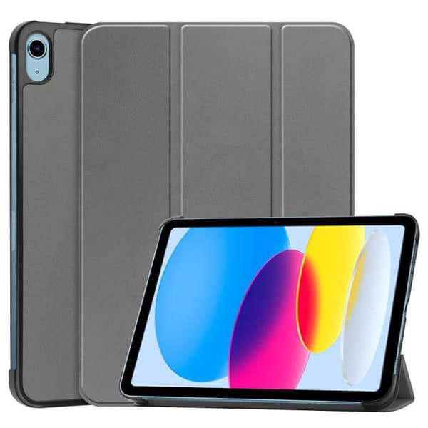 CoreParts Foldbart Hjuletui Grå til iPad 10.9", TABX-IP10-COVER7