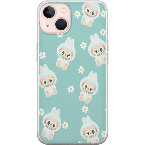 Apple iPhone 13 mini Gennemsigtig cover Labubu Candy Vibes