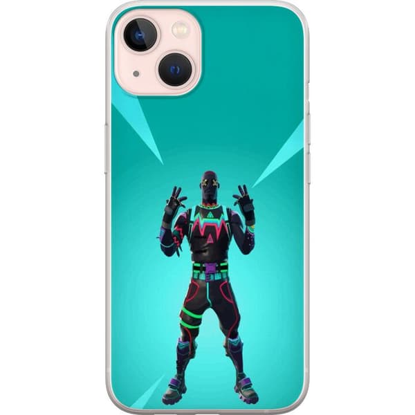Apple iPhone 13 mini Gennemsigtig cover sort ridder fortnite