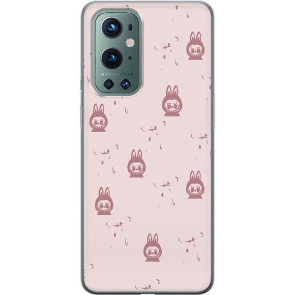 OnePlus 9 Pro Genomskinligt Skal Labubu Neon Pop – Neonfärgad pop art monster