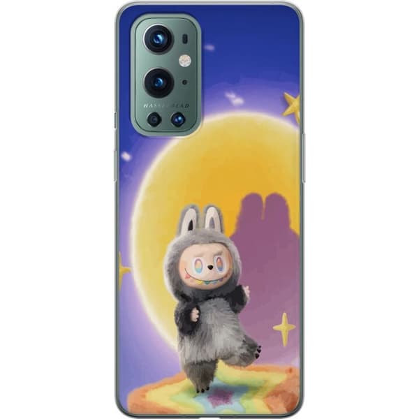 OnePlus 9 Pro Genomskinligt Skal Labubu Neon Pop – Neonfärgad pop art monster