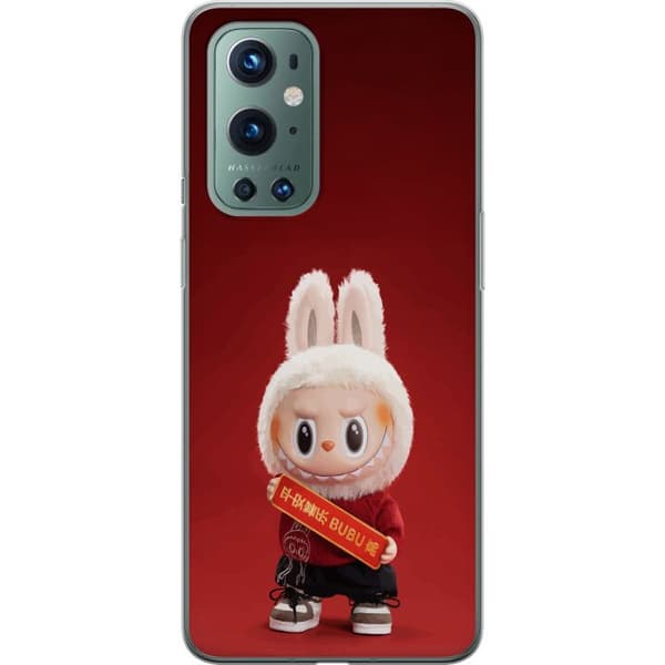 OnePlus 9 Pro Genomskinligt Skal Pop Mart The Monsters Labubu Best of Luck Vinyl Plush Doll