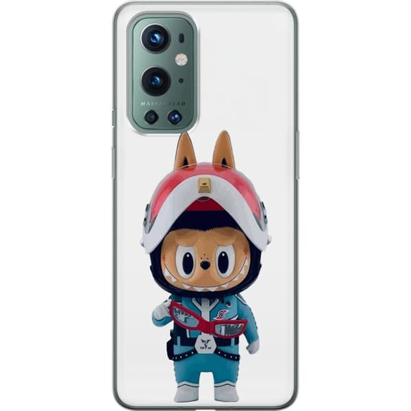 OnePlus 9 Pro Gjennomsiktig deksel How2work Labubu Monstrene x Ultraman Blue Figur