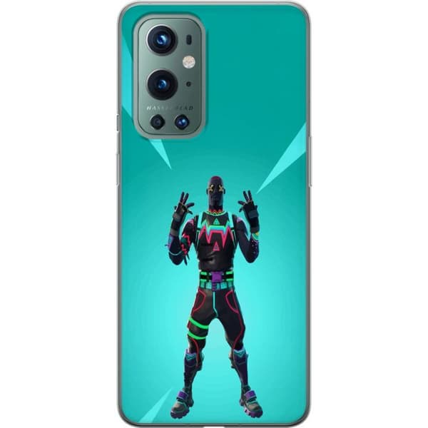 OnePlus 9 Pro Gennemsigtig cover sort ridder fortnite