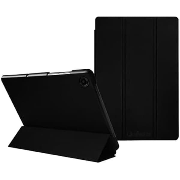 Silver HT - Magnetiskt tabletfodral för Samsung Galaxy Tab A9+ (SM-X210 SM-X215 LTE SM-X216 5G) med svart stativfunktion