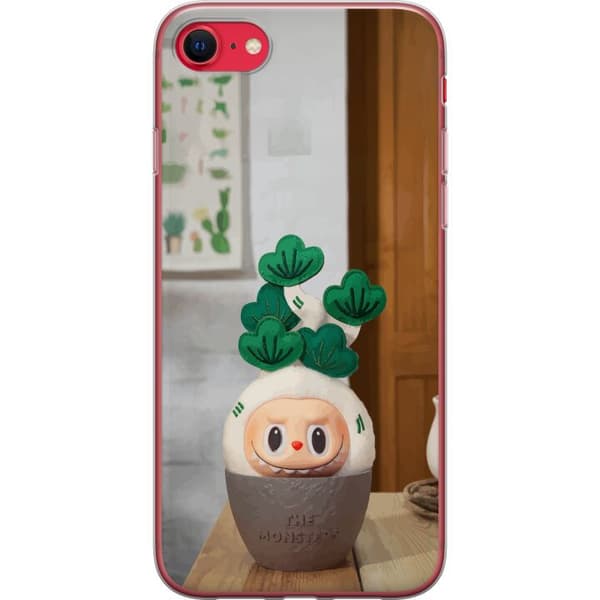 Apple iPhone SE (2020) Genomskinligt Skal THE MONSTERS Naughty Plants