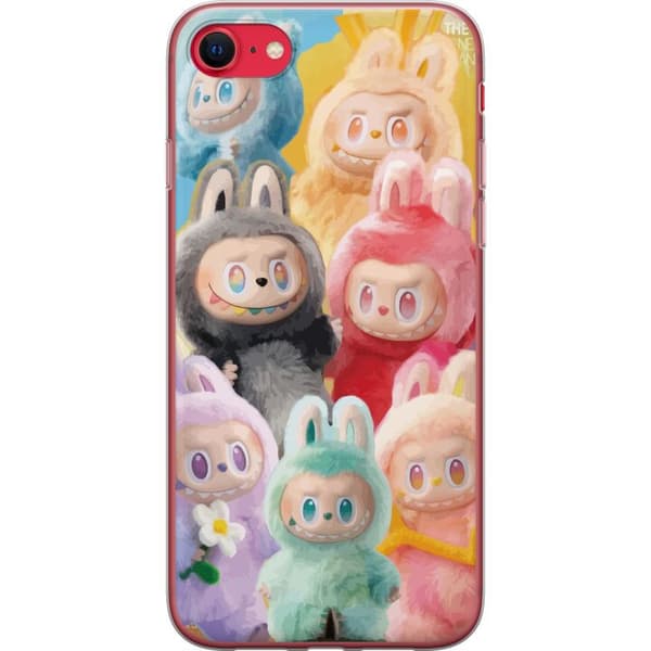 Apple iPhone SE (2020) Gennemsigtig cover Labubu Skitse Stil