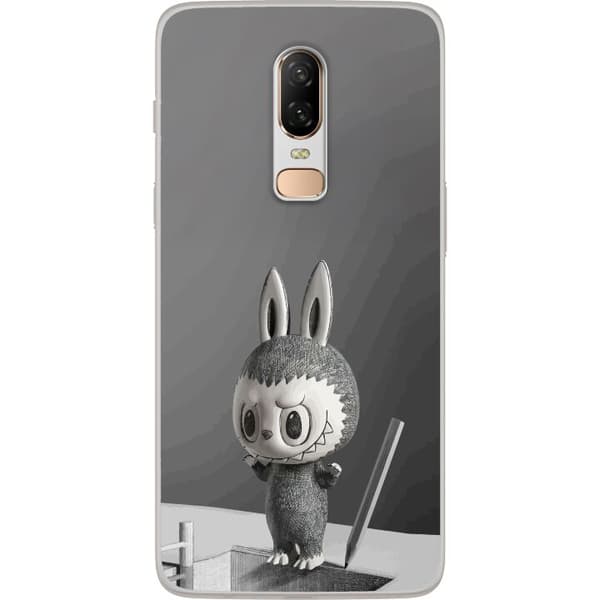 OnePlus 6 Genomskinligt Skal Pop Mart MEGA LABUBU LABUBU Sketch 1000%