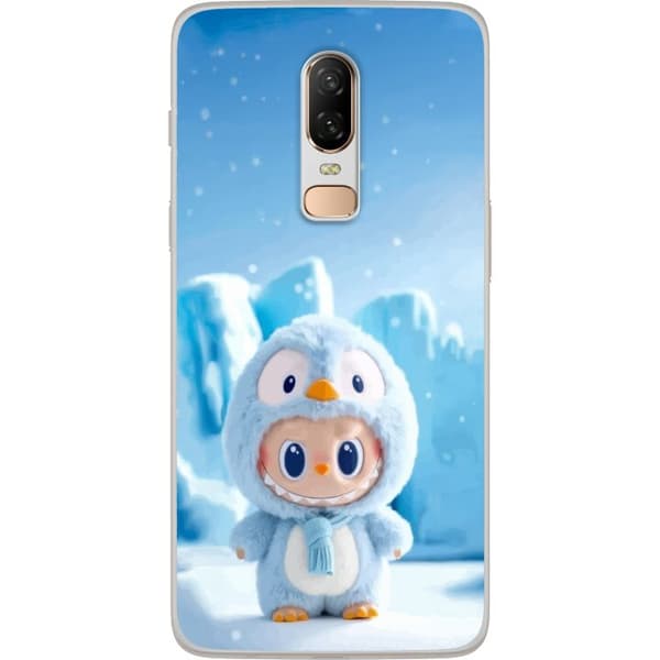 OnePlus 6 Gjennomsiktig deksel svart ridder fortnite