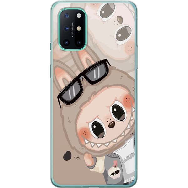 OnePlus 8T Läpinäkyvä kuori Labubu Rainbow Chaos