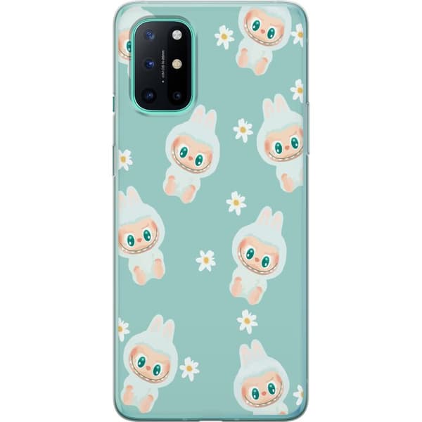 OnePlus 8T Genomskinligt Skal Labubu Candy Vibes – Söt och färgglad monsterstil