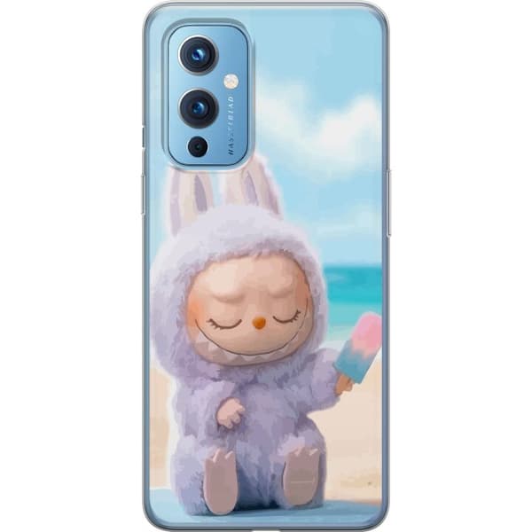 OnePlus 9 Gjennomsiktig deksel Labubu Pink Stemning
