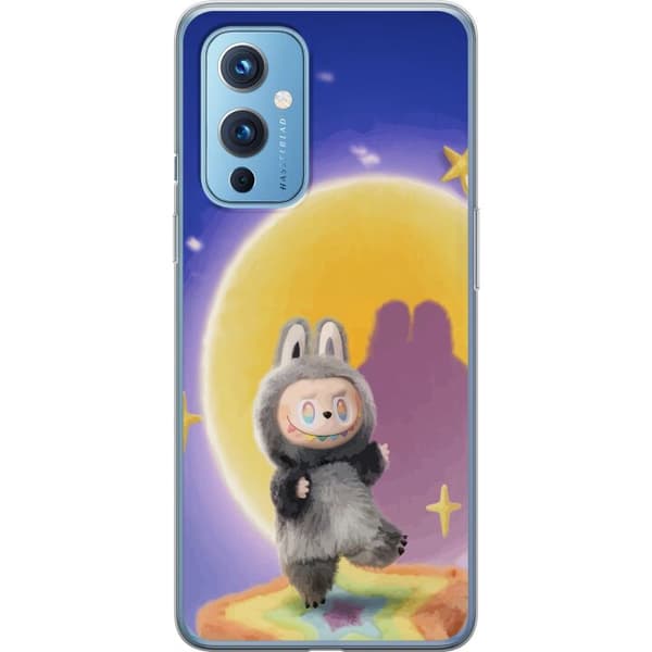 OnePlus 9 Gennemsigtig cover Labubu Neon Pop - Neonfarvet pop art monster