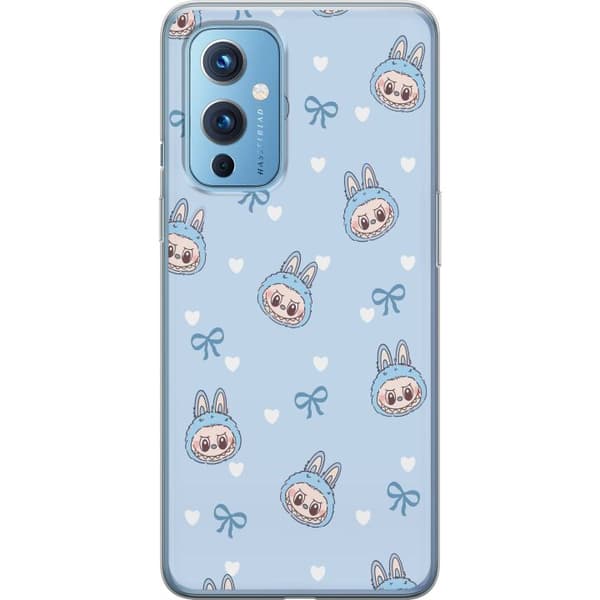 OnePlus 9 Läpinäkyvä kuori Labubu Tuli Henki
