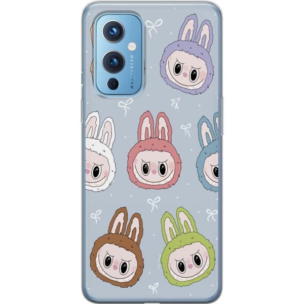OnePlus 9 Gennemsigtig cover Labubu Star mønster