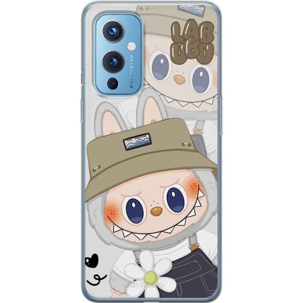 OnePlus 9 Gennemsigtig cover Labubu Minimal Mood - Enkel og stilren monsterdesign