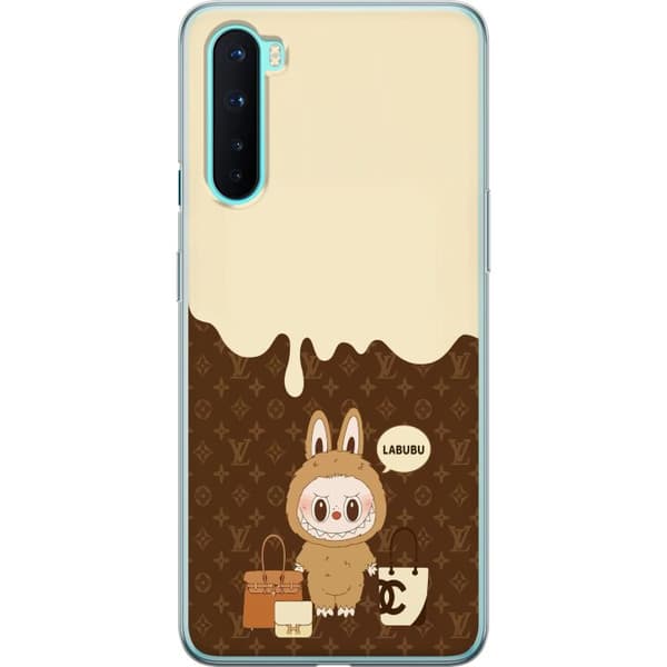 OnePlus Nord Läpinäkyvä kuori Labubu Blue Chill - Sinisen sävyt ja rauhallinen ilme