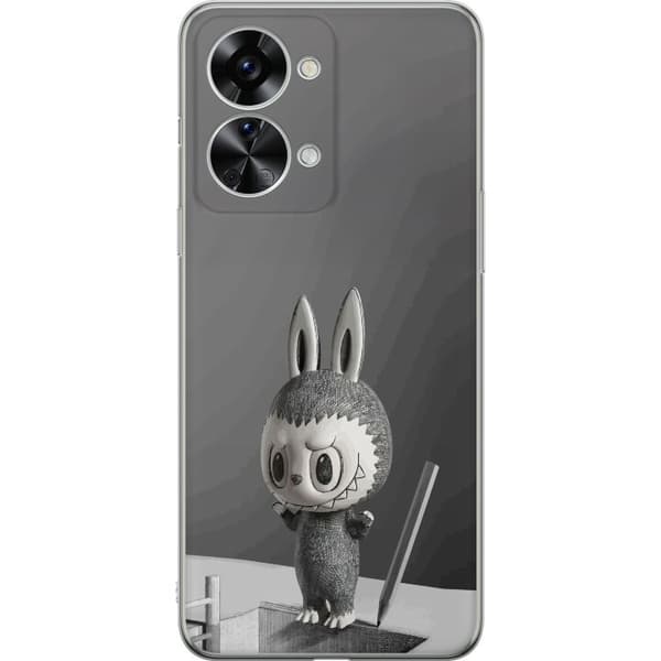 OnePlus Nord 2T Läpinäkyvä kuori Pop Mart MEGA LABUBU LABUBU Sketch 1000%