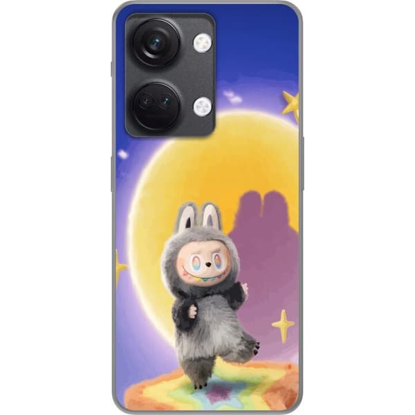OnePlus Nord 3 Gennemsigtig cover Labubu Neon Pop - Neonfarvet pop art monster