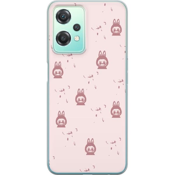 OnePlus Nord CE 2 Lite 5G Gjennomsiktig deksel Labubu Neon Pop - Neonfarget pop art monster