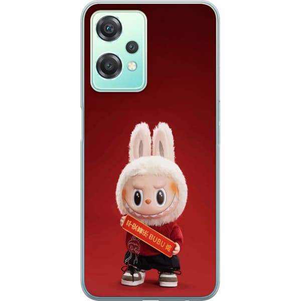 OnePlus Nord CE 2 Lite 5G Gjennomsiktig deksel Pop Mart The Monsters Labubu Lykke til Vinyl Plysj Dukke