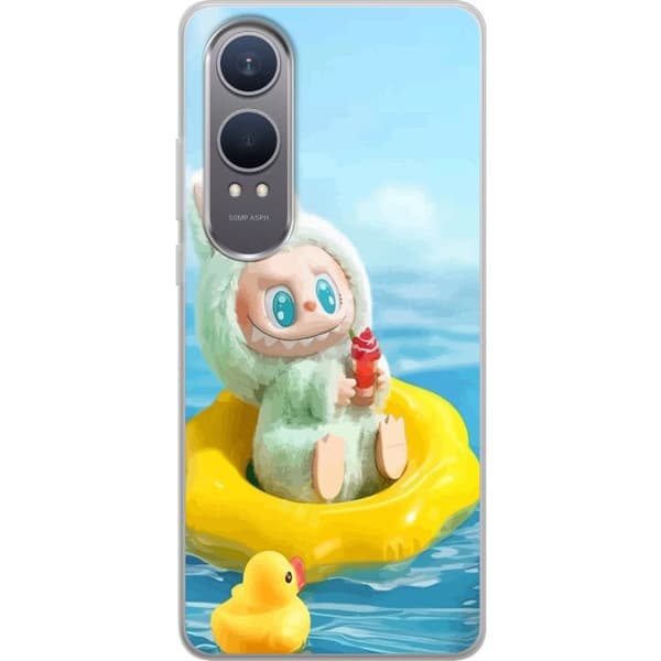 OnePlus Nord CE4 Lite Gjennomsiktig deksel Labubu Stripe Attack - Striper møter monstre