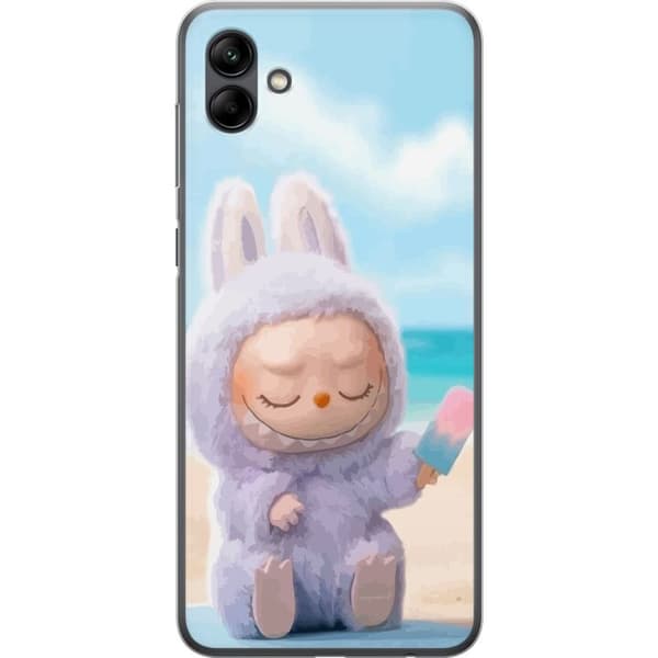 Samsung Galaxy A05 Gjennomsiktig deksel Labubu Pink Stemning