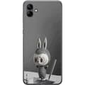 Miniatyrbillede 1 af 3: Samsung Galaxy A05 Gennemsigtig cover Pop Mart MEGA LABUBU LABUBU Sketch 1000%