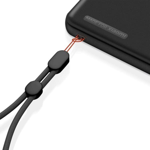 Fodral för Xiaomi 15 Klapp med kortfack och handledsrem Made for Xiaomi Svart