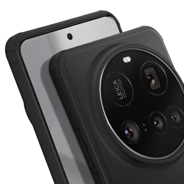 Coque för Xiaomi 15 Ultra Stöttålig Matt Finish Made for Xiaomi Svart