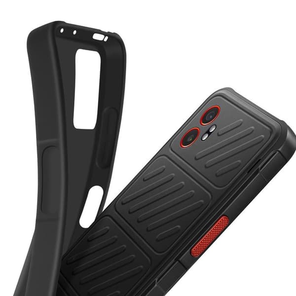 Skyddsfodral för Samsung Galaxy Xcover 7 Pro Silikon Mjuk Matt Svart