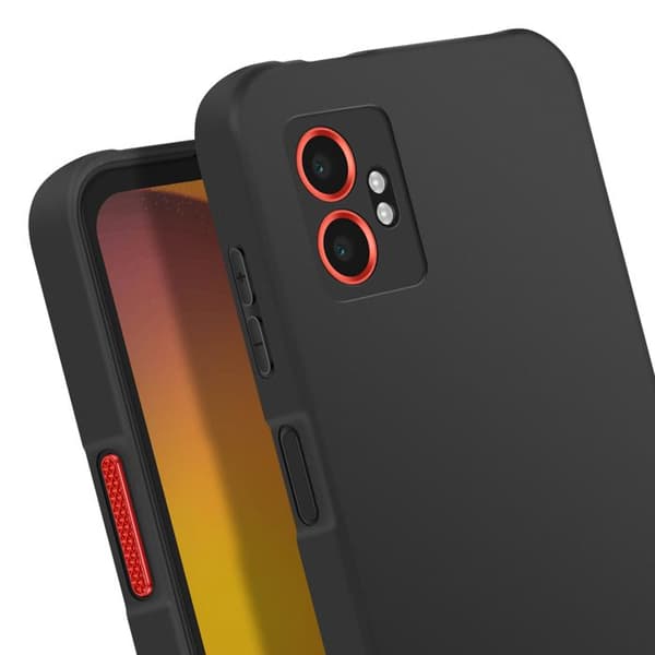 Skyddsfodral för Samsung Galaxy Xcover 7 Pro Silikon Mjuk Matt Svart