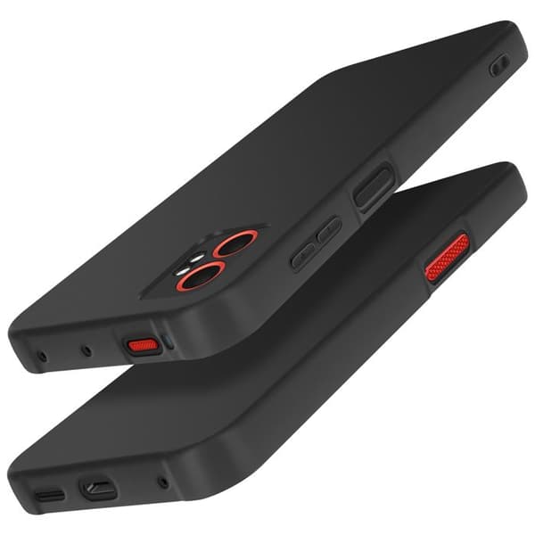 Skyddsfodral för Samsung Galaxy Xcover 7 Pro Silikon Mjuk Matt Svart