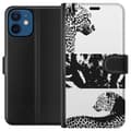 Miniatyrbild 1 av 3: Apple iPhone 12  Plånboksfodral Leopard Faces – trendigt mönster med leopardansikten