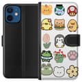 Miniatyrbild 1 av 3: Apple iPhone 12  Plånboksfodral Kawaii Friends – söta figurer i japansk stil
