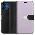 Pikkukuva 1 / 3: Apple iPhone 12  Lompakkokotelo Lila Pilvi - minimalistinen pilvi lila taustalla