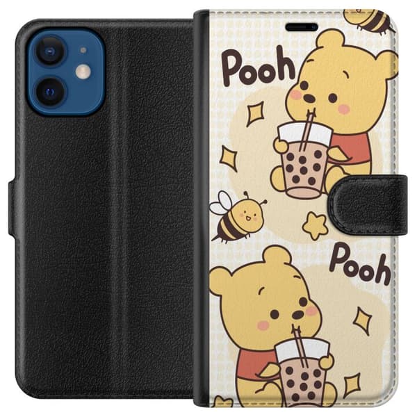 Apple iPhone 12 mini Lommeboketui Nalle Pooh stil - klassisk bjørnemotiv i en ny tolkning