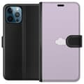 Miniatyrbillede 1 af 3: Apple iPhone 12 Pro Max Tegnebogsetui Lilla Sky - minimalistisk sky på lilla baggrund