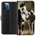 Miniatyrbillede 1 af 3: Apple iPhone 12 Pro Max Tegnebogsetui Smuk Hest - elegant illustration af hestemotiv