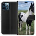 Pikkukuva 1 / 3: Apple iPhone 12 Pro Max Lompakkokotelo Hevosen Taika - tyylikäs hevonen rauhallisessa väriskaalassa