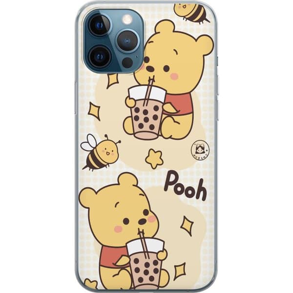 Apple iPhone 12 Pro Läpinäkyvä kuori Nalle Pooh - klassinen karhumotiivi uudessa tulkinnassa