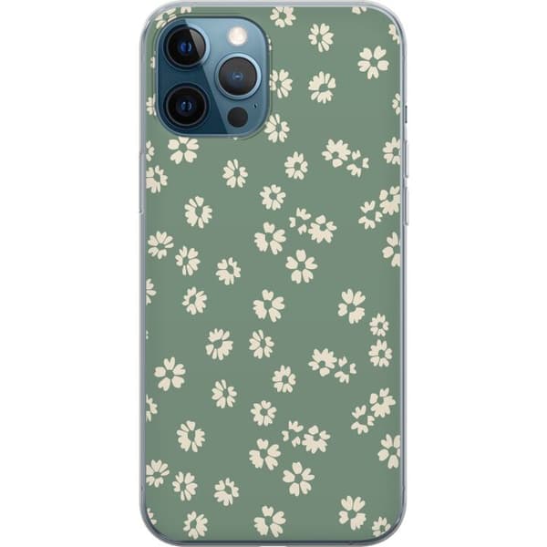 Apple iPhone 12 Pro Läpinäkyvä kuori Kukkaisunelma - Värikäs Kukkakuvio
