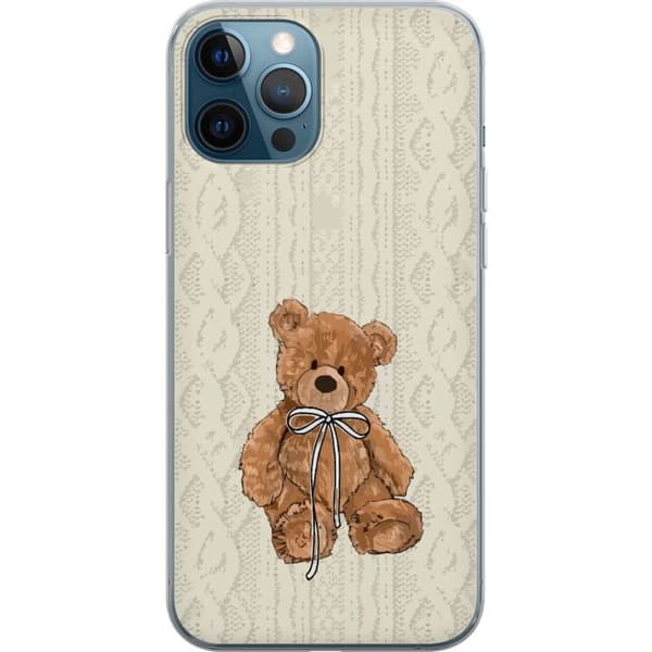 Apple iPhone 12 Pro Gjennomsiktig deksel Liten Bamse – klassisk bamse i enkel design
