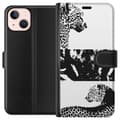 Miniatyrbillede 1 af 3: Apple iPhone 13 Tegnebogsetui Leopard Faces