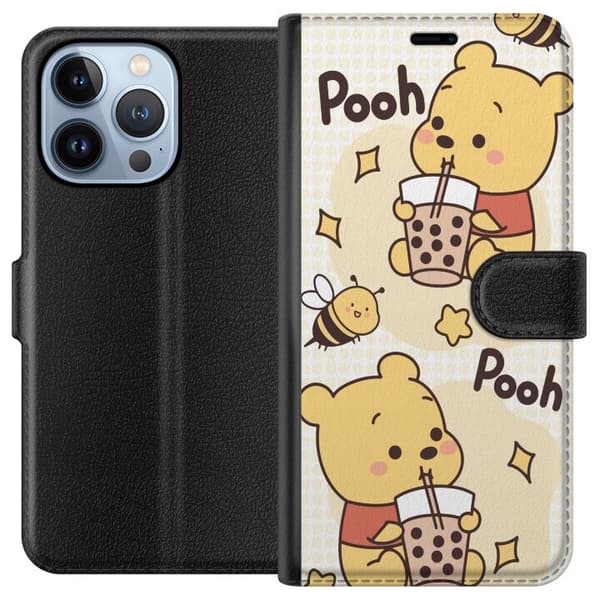 Apple iPhone 13 Pro Lommeboketui Nalle Pooh stil - klassisk bjørnemotiv i en ny tolkning